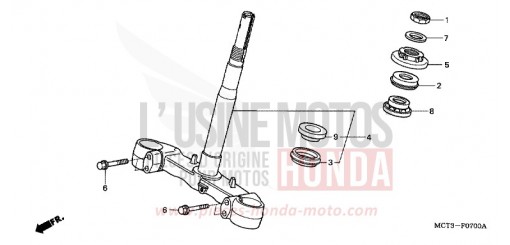 STEERING STEM FJS600A4 de 2004